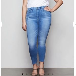 Good American good waist step hem Jeans